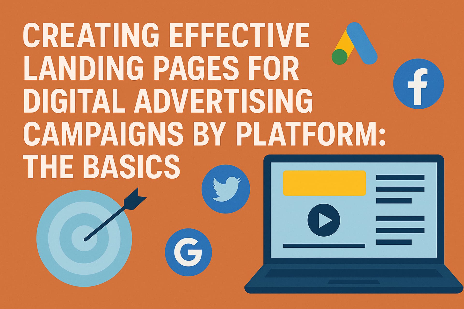Cover image for Creating Effective Landing Pages for Digital Advertising Campaigns by Platform: The Basics