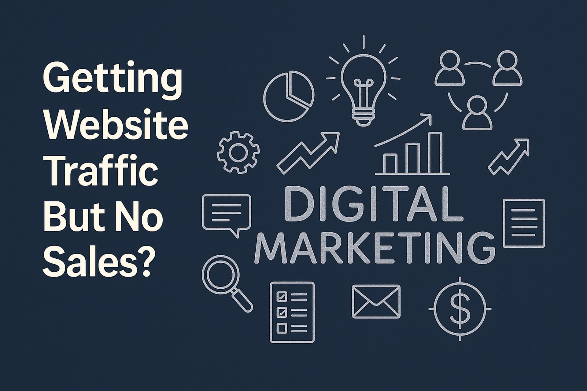 Cover image for Getting Website Traffic But No Sales? Here's Why (And How to Fix It)