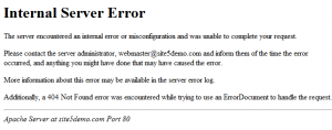 500 Internal Server Error | Mage H.D.
