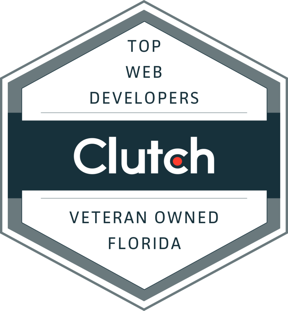 Clutch badge displaying Mage H.D. as the top veteran owned web developers in Florida | Mage H.D. | Mage H.D.